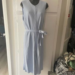Zara sleeveless button up dress